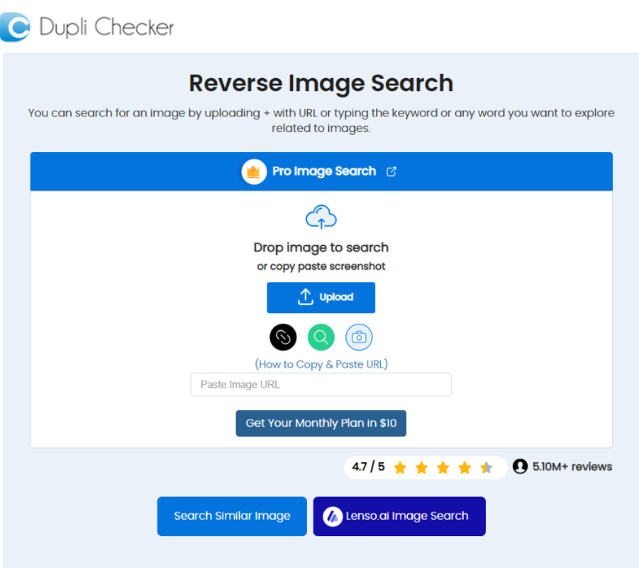 Duplichecker - The Ultimate Platform to Find Images Online