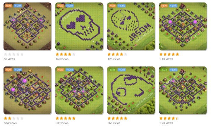 Town Hall Level 9 in Clash