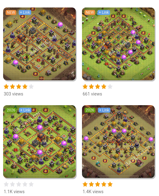 Town Hall Level 10 in Clash