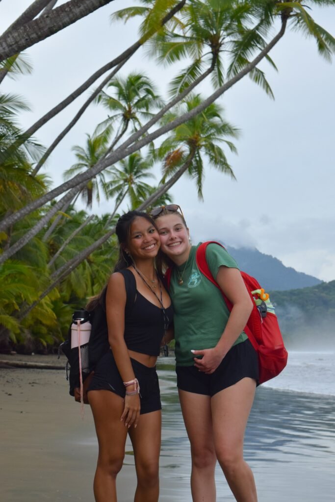 Costa Rica veranillo July beach Pacific coast clear sky