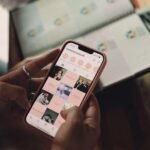 Legal scales icon next to Instagram logo representing terms of service and privacy law analysis